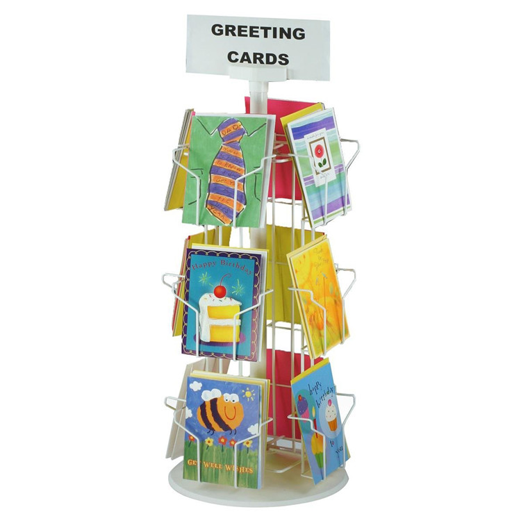 Greeting card display rackMST