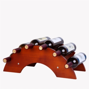 Arched Wood Wine Bottle Holders